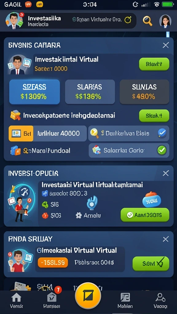 Tampilan karakter yang menarik dan penuh warna.