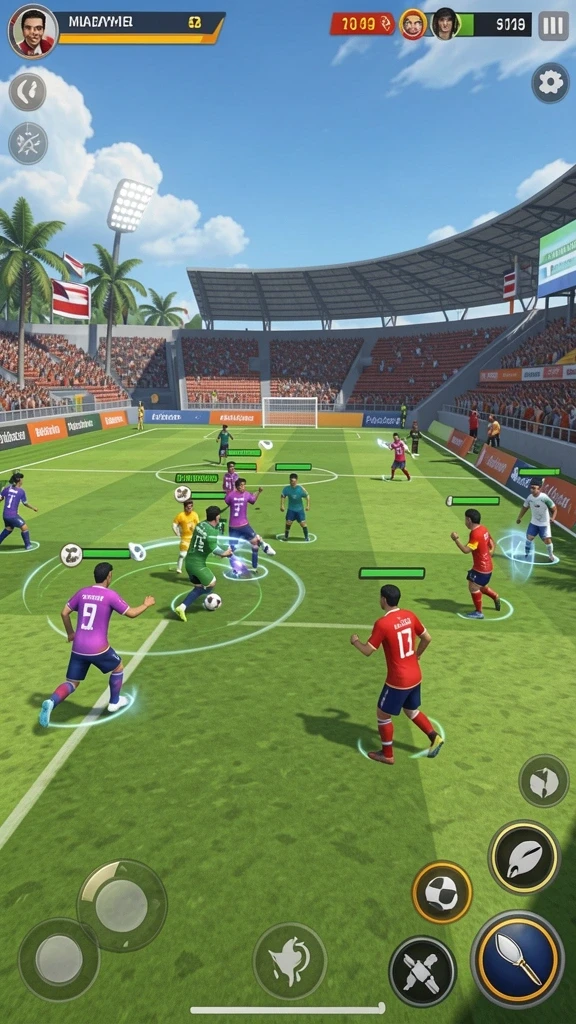 Grafis yang fantastis, menjadikan setiap level terlihat hidup.