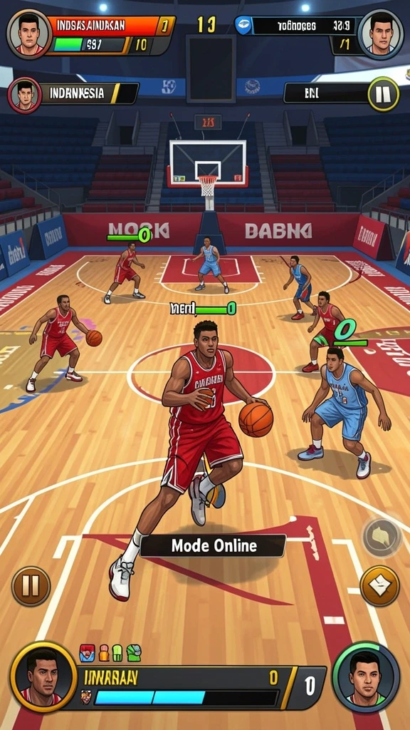Interaksi sosial dengan pemain lain dalam mode multiplayer.