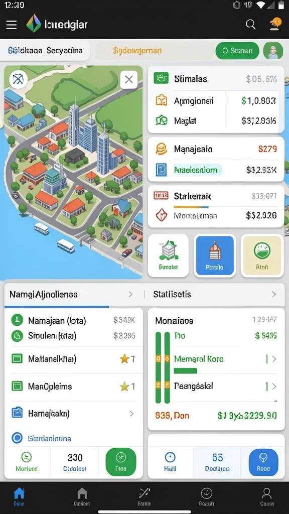 Tampilan utama aplikasi BULANTOGEL yang menarik.