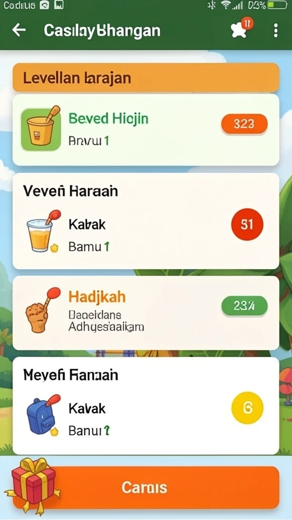 Screenshot menunjukkan gamer sedang menyelesaikan level yang menantang.
