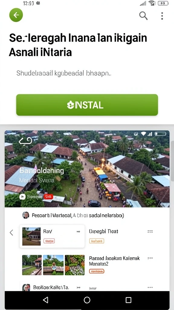 Screenshot menampilkan grafik indah dari dunia permainan.