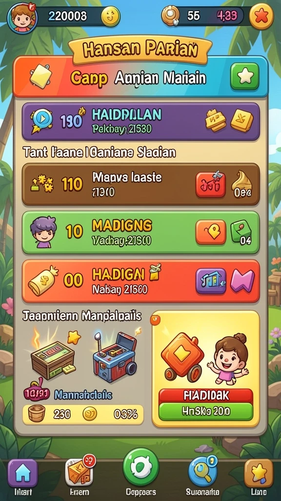 Ilustrasi level baru yang penuh tantangan.