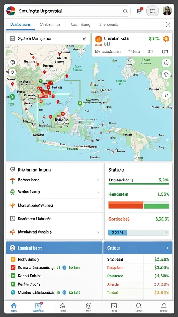 Tampilan antarmuka menarik dengan desain yang modern.