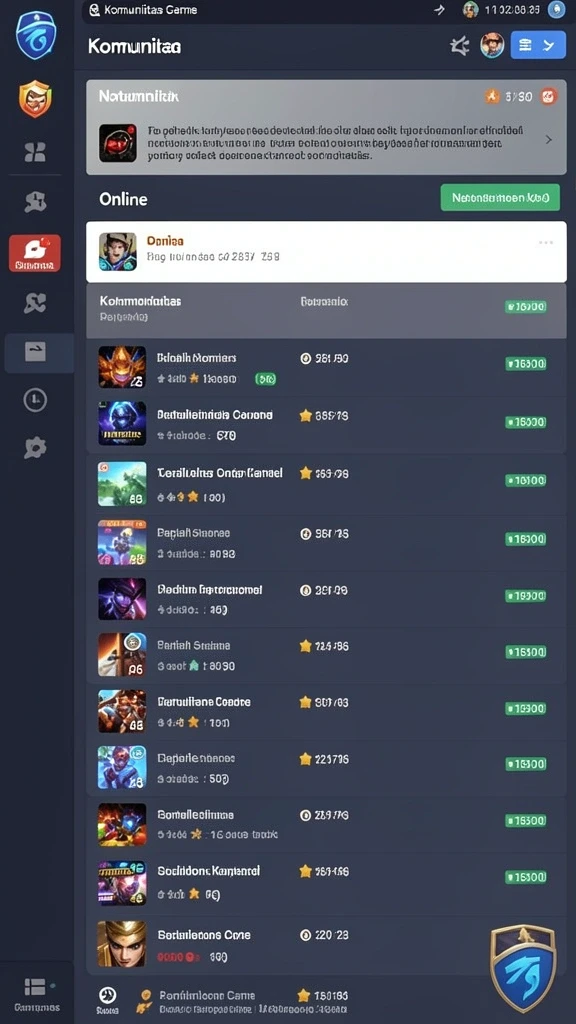 Screenshot menunjukkan promosi dan bonus menarik untuk pemain.