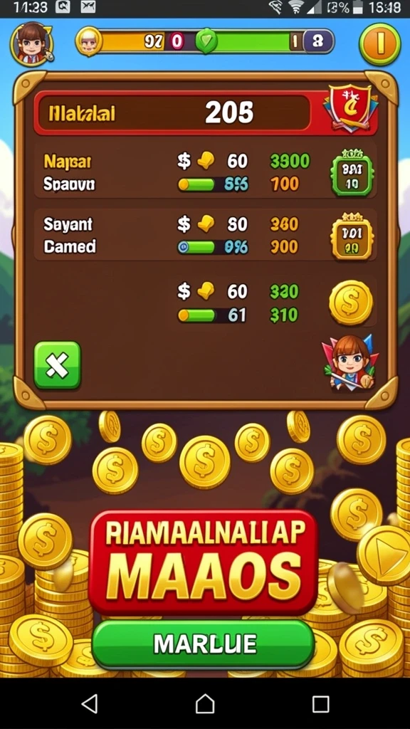 Level dan tantangan yang bervariasi untuk semua pemain.