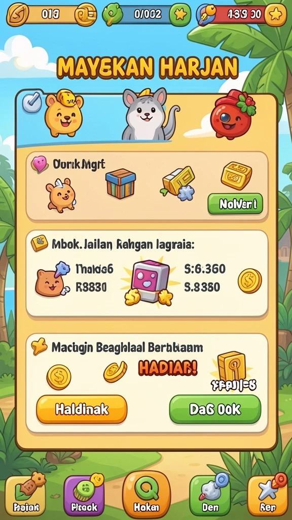 Tampilan antarmuka yang menarik dan mudah digunakan.