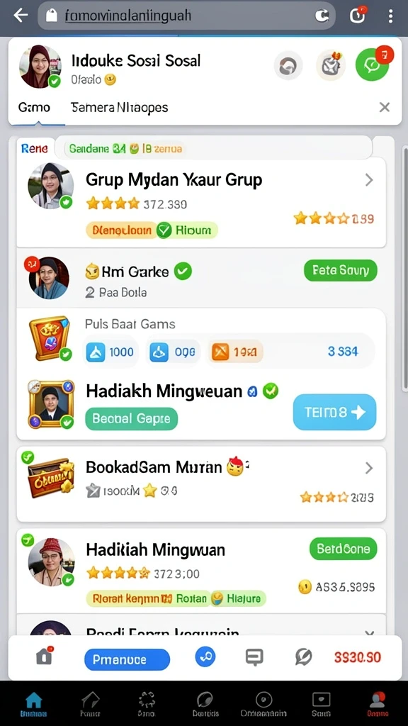 Komunitas aktif untuk berbagi strategi dan tips.