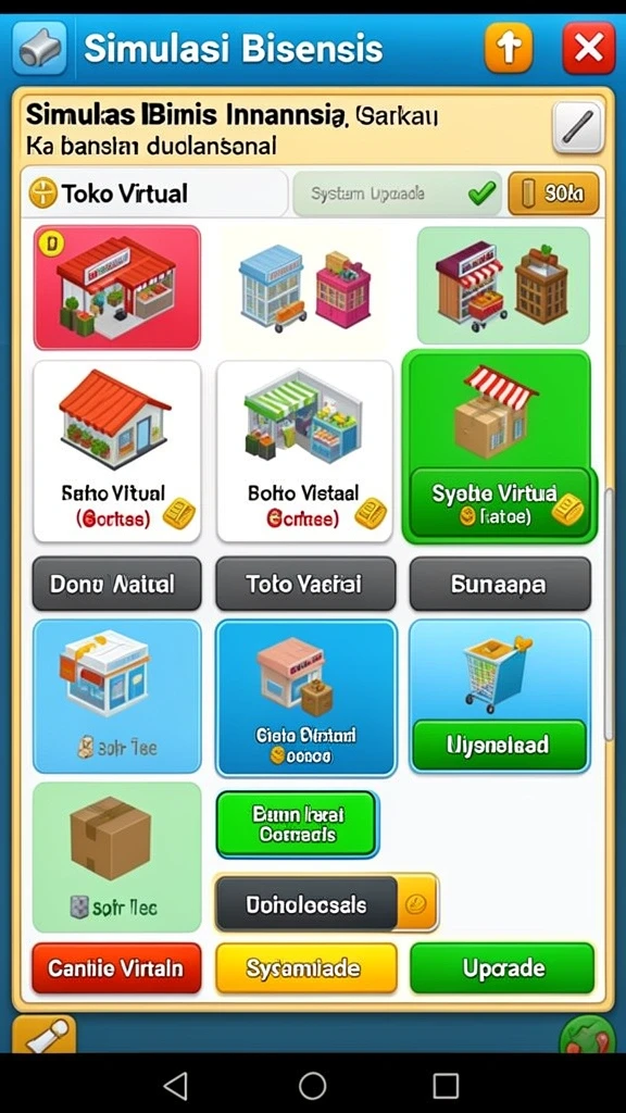 Tampilan antarmuka HQ777 yang sederhana dan menarik.