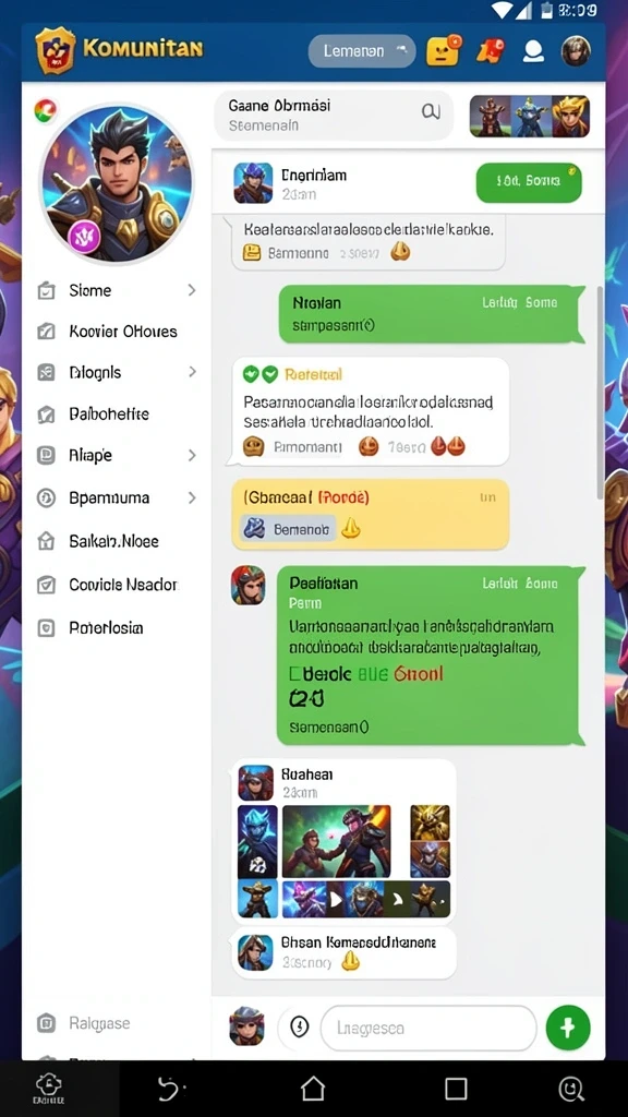 Karakter unik dengan kemampuan spesial.