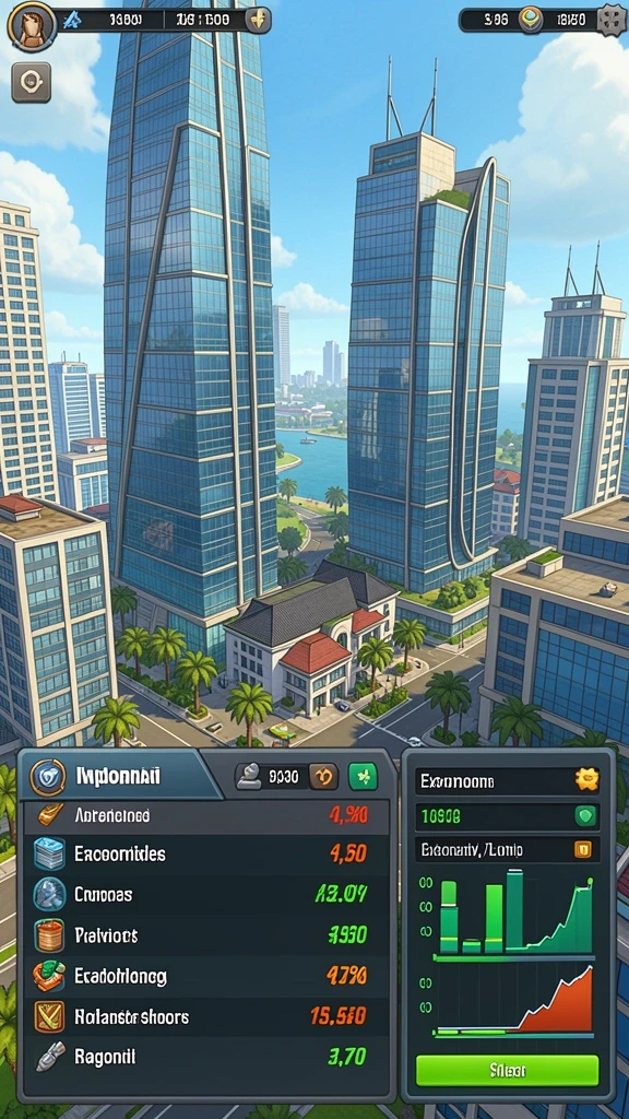Grafik indah dari dunia game yang memukau.