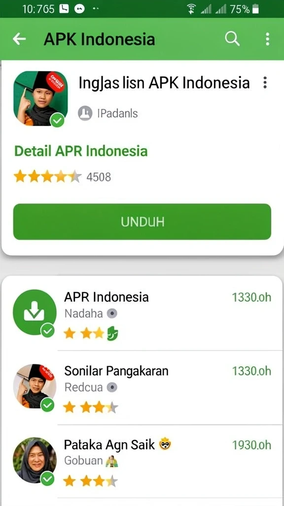 Fitur leaderboard untuk bersaing dengan pemain lain.