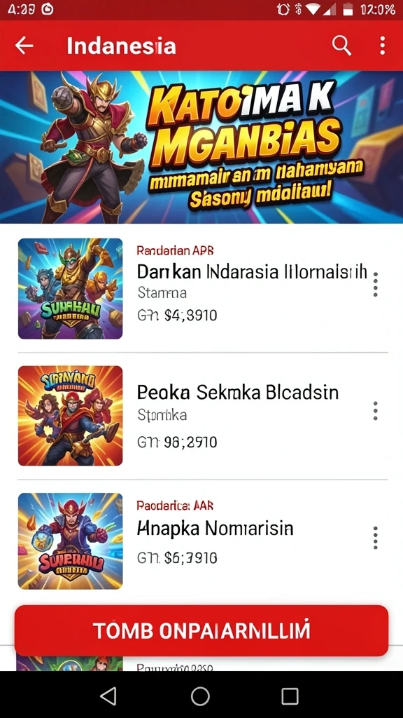 Tampilan antarmuka yang menarik dan intuitif.