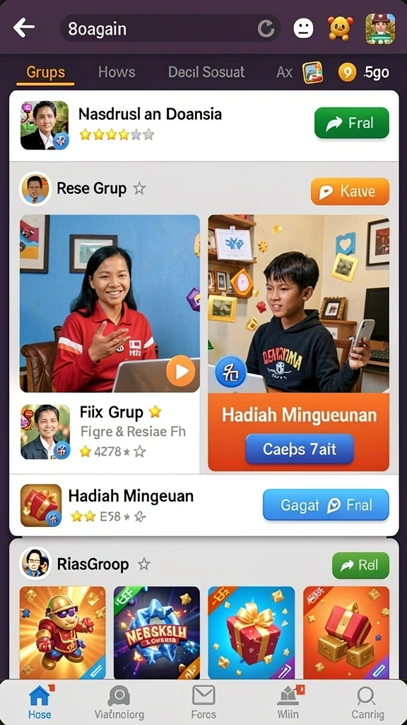 Menu pengaturan yang lengkap dan mudah diakses.