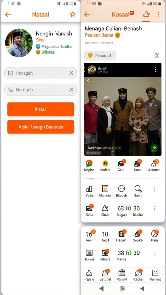 Tampilan antarmuka yang menarik dan user-friendly.