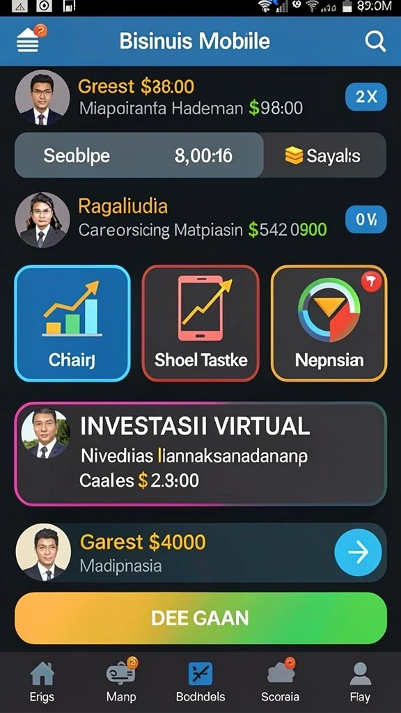 Level yang menantang dengan banyak rintangan.