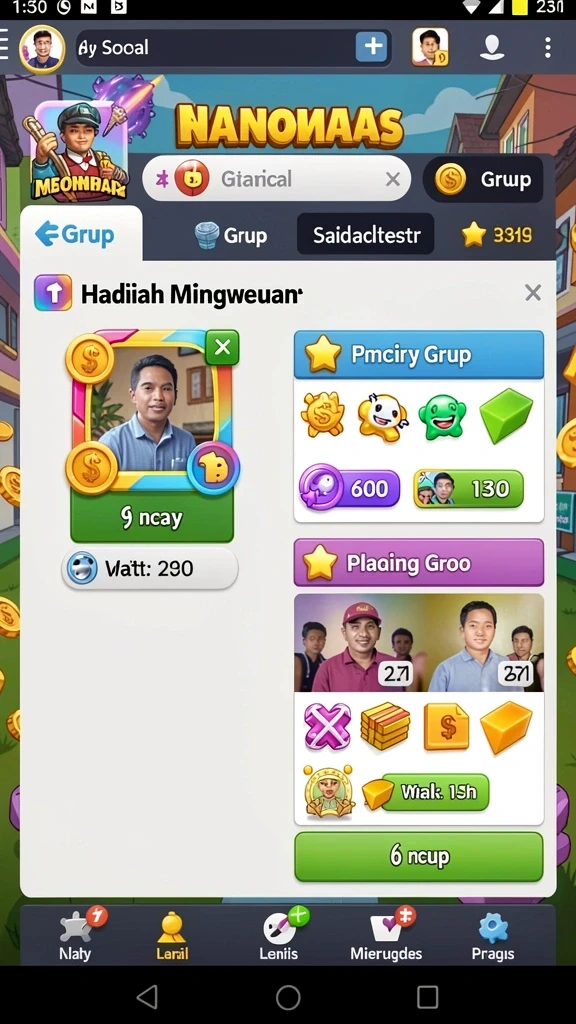 Tampilan antarmuka PIONTOGEL yang menarik dan user-friendly.