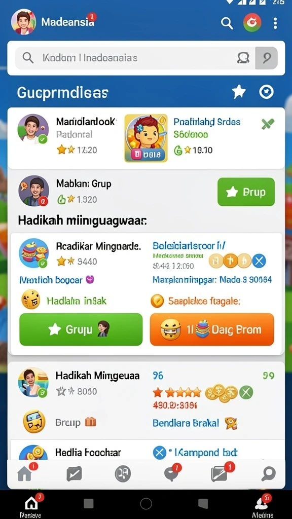 Kompetisi global dengan sistem peringkat yang adil.
