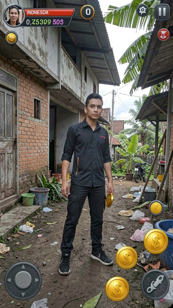 Tampilan utama aplikasi QT777 yang menawan.
