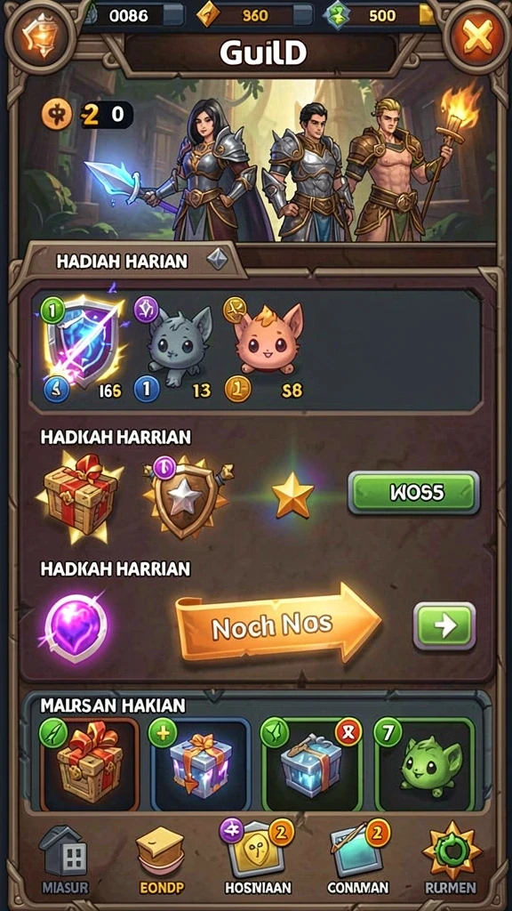 Tampilan antarmuka yang menarik dan mudah dipahami.