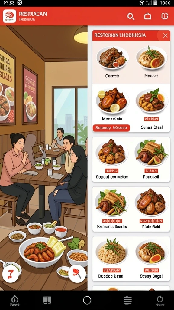 Visual yang menakjubkan dari dunia game yang luas.