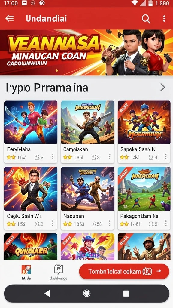 Screenshot dari momen kemenangan epik.