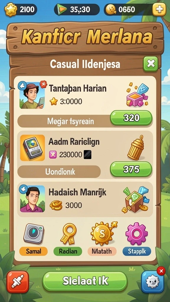 Fitur multiplayer untuk bermain bersama teman.