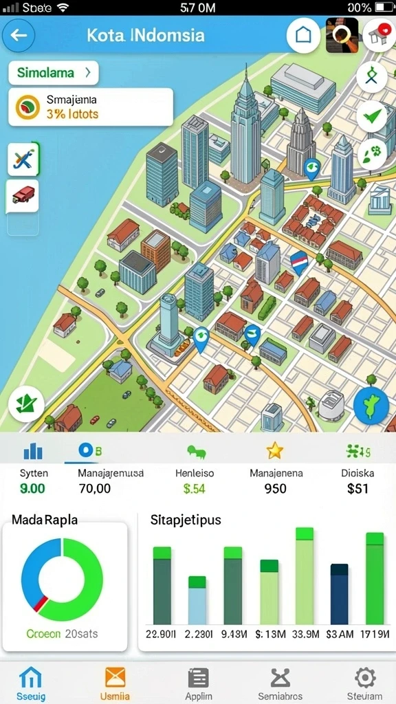 Screenshot momen kompetisi multiplayer yang seru.