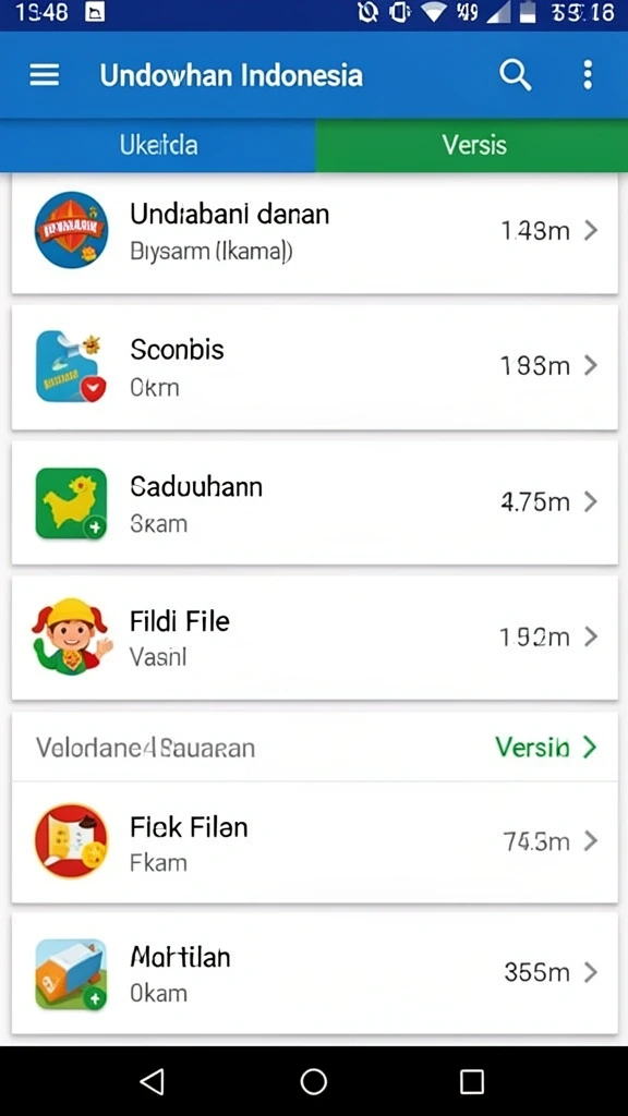 Menu permainan yang mudah dijelajahi di WONGTOTO.